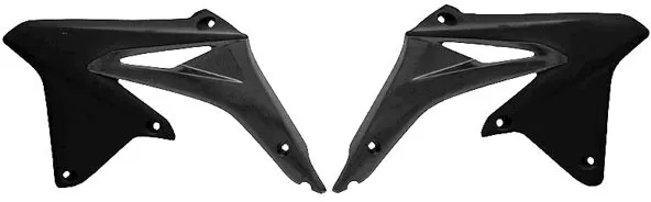 Rtech Radiator Scoops Black Suzuki RMZ 450 / RMXZ 450