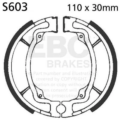 EBC Brake Shoe S603
