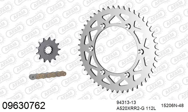 AFAM Chainset - Aluminium