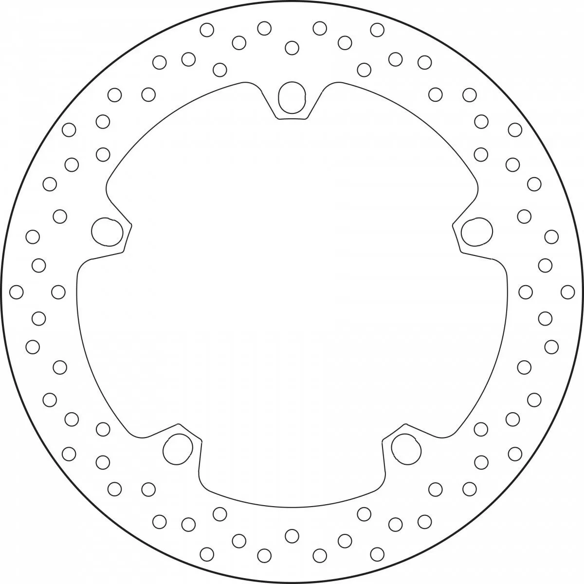 Brembo Brake Disc 5MM 68B407D6 305MM