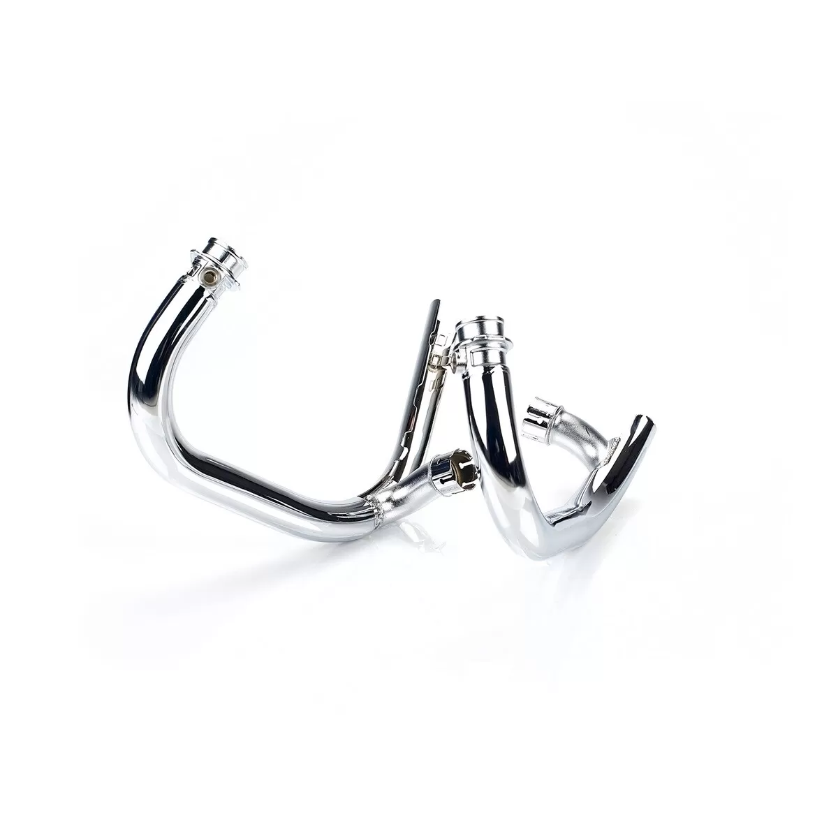 Triumph Pair of Exhaust Elbows Chrome Bobber (Black) (17-)