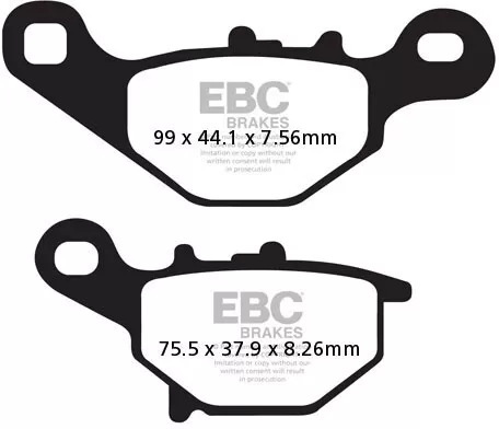 EBC Sintered R Brake Pads FA230R
