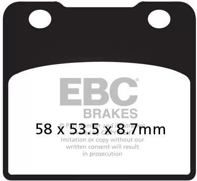 EBC Semi Sintered Brake Pads FA103V
