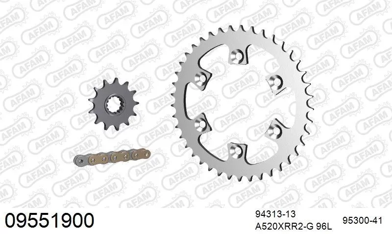 AFAM Chainset - Steel