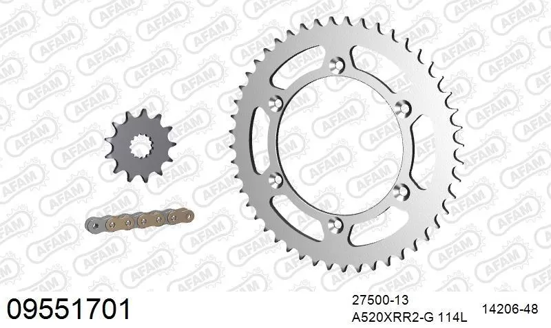AFAM Chainset - Steel
