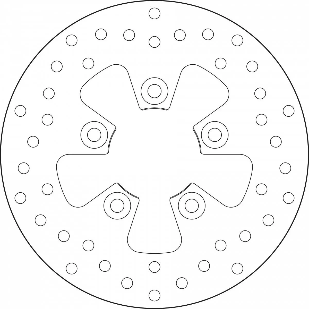 Brembo Brake Disc 68B407M3 195X4