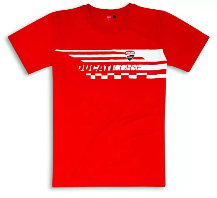 Ducati Corse Red Check T-Shirt