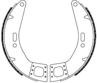 Ferodo FSB893EF Brake Shoes Eco-Friction EF