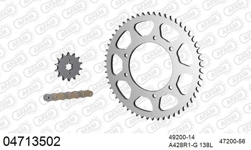 AFAM Chainset - Steel