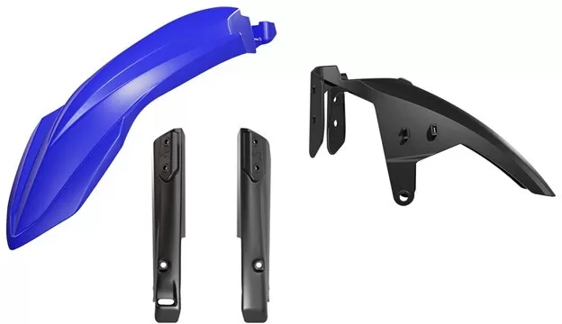 Rtech Front Fender Kit 3-Piece Yamaha T7 700 Blue/Black
