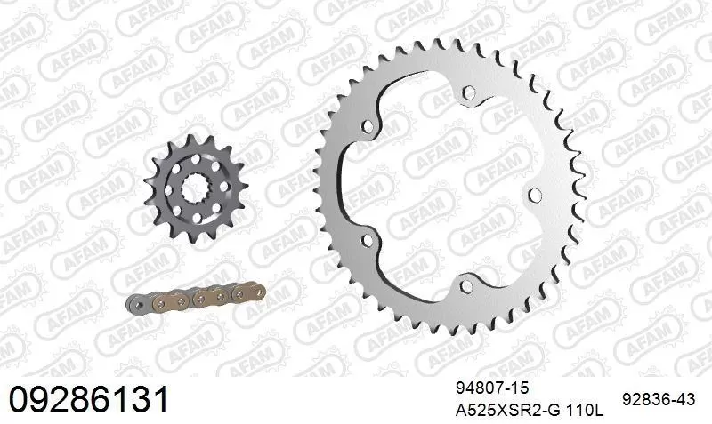 AFAM Chainset - Steel