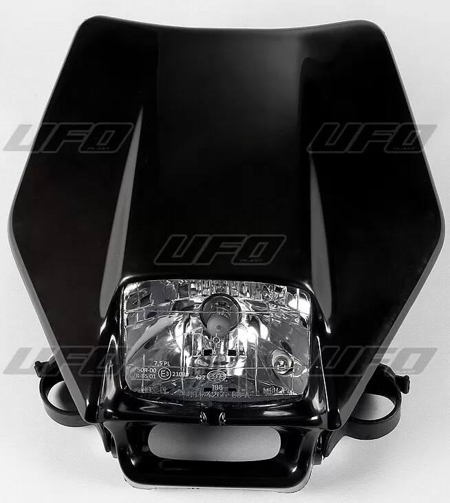 UFO Ghibli Halogen Headlight KTM Black