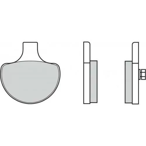 Brembo 07HD0614 Brake Pads Organic Genuine Street 