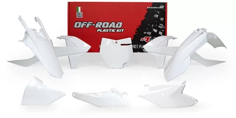 Rtech 6-Piece Plastic Kit White w/ Airbox KTM SX 85 2018-2024