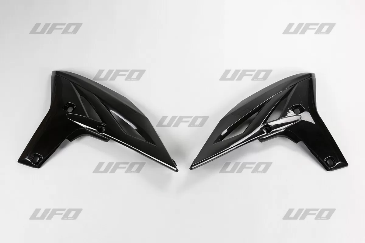 UFO Radiator Covers Black Yamaha YZF250
