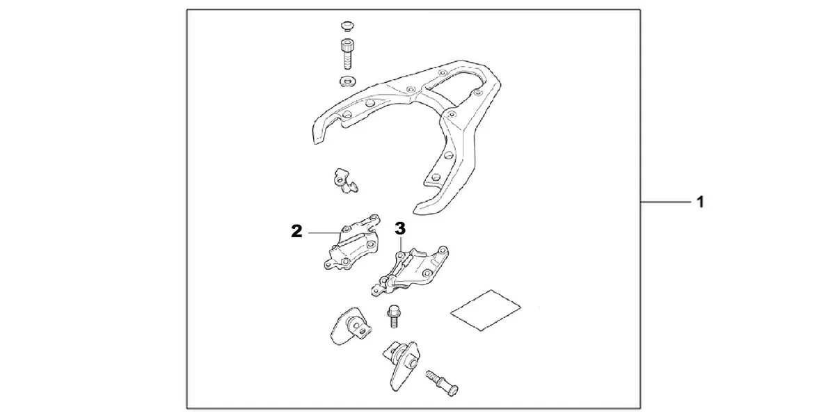 Honda Stay Assy Left Carrier