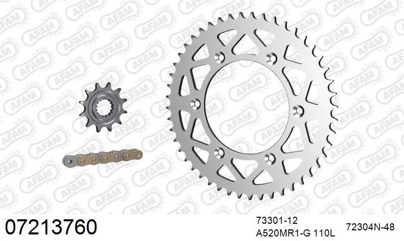 AFAM Chainset - Aluminium