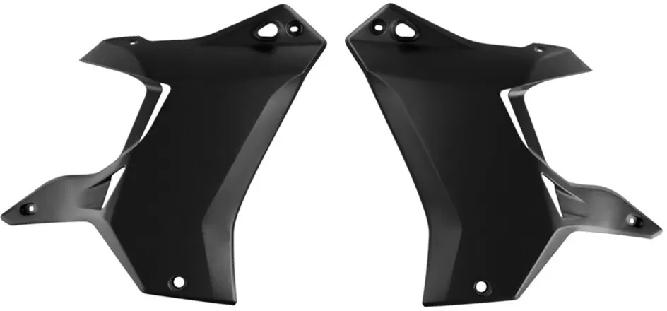 Rtech Radiator Scoops Black Yamaha T7 700
