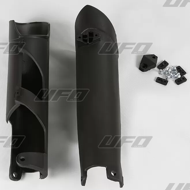 UFO Fork Slider Protectors Black for KTM