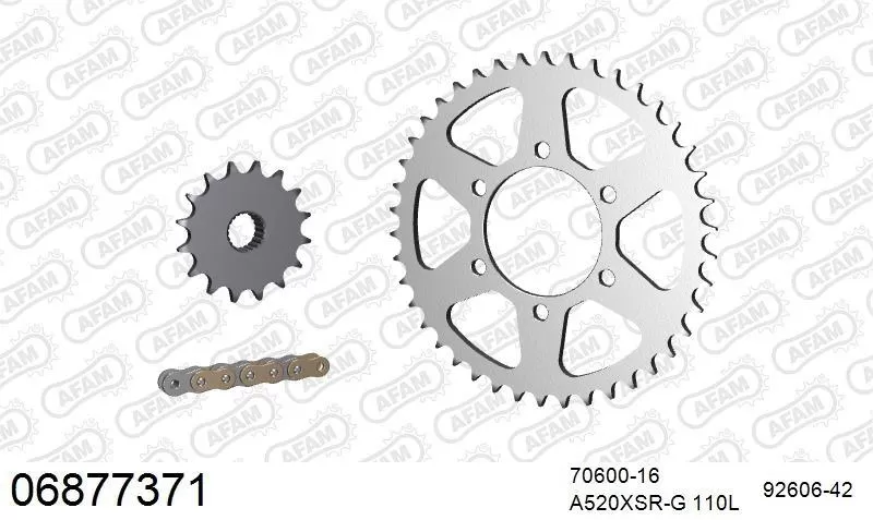 AFAM Chainset - Steel