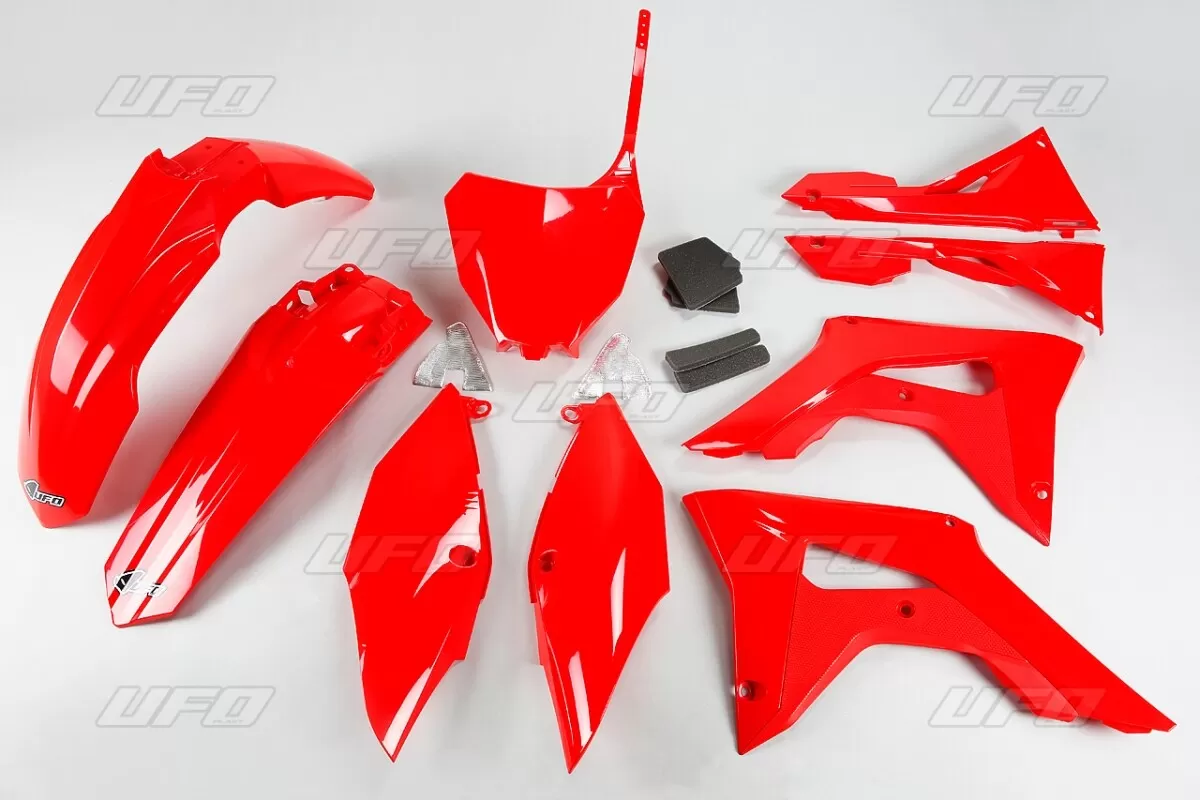 UFO Plastic Kit with Airbox Cover CRF 250R / 450R Honda Red