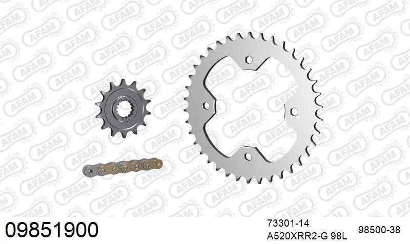 AFAM Chainset - Steel