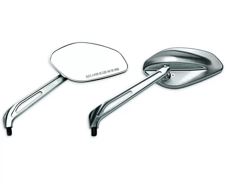 Ducati RH Aluminium Complete Mirror CNC Silver 96820061A