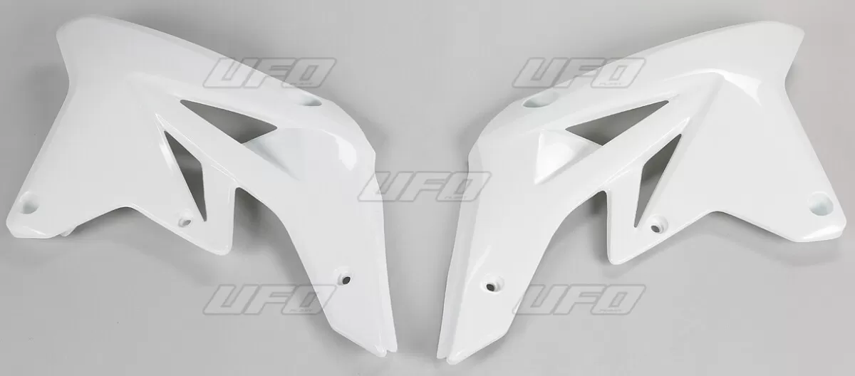 UFO Radiator Covers RMZ250 07-09 White