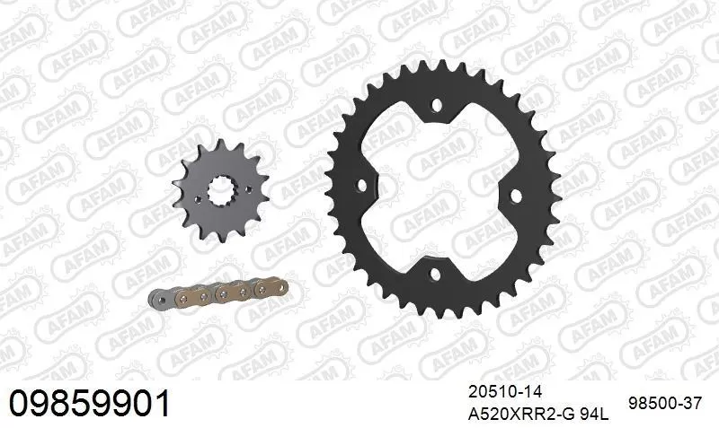 AFAM Chainset - Steel