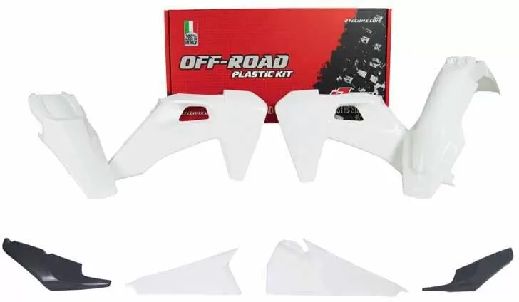 Rtech 5-Piece Plastics Kit Husqvarna White / Grey