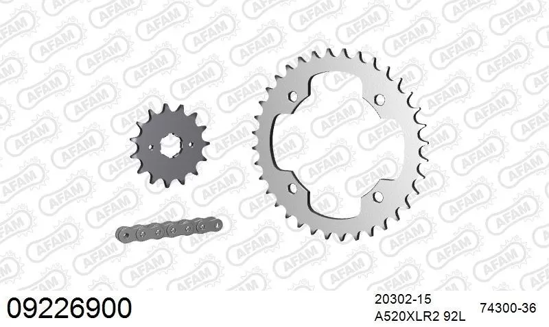 AFAM Chainset - Steel