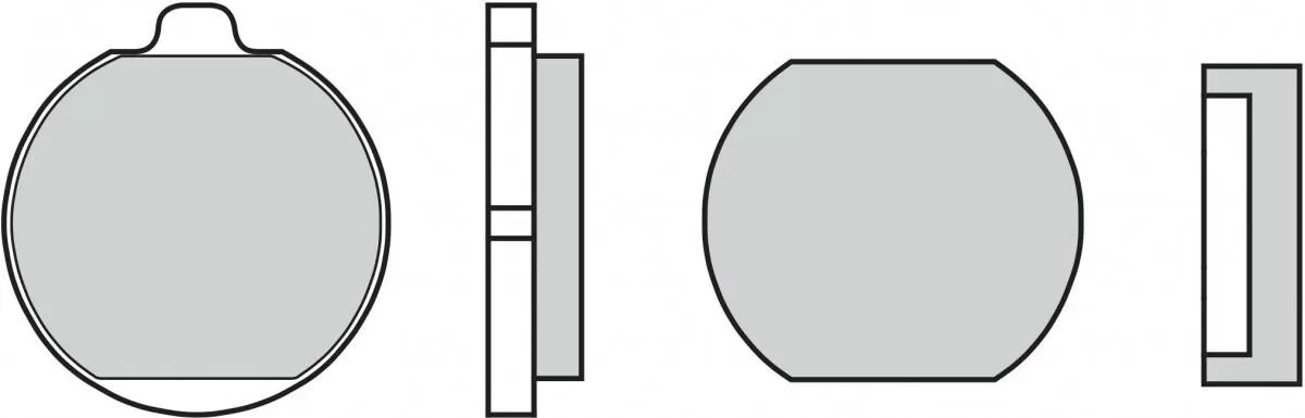 Brembo 07KA0122 Brake Pads Organic Genuine Street 