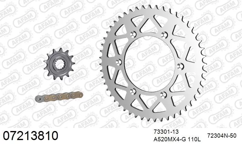 AFAM Chainset - Aluminium