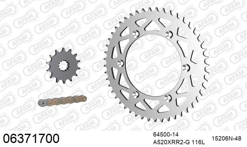 AFAM Chainset - Aluminium