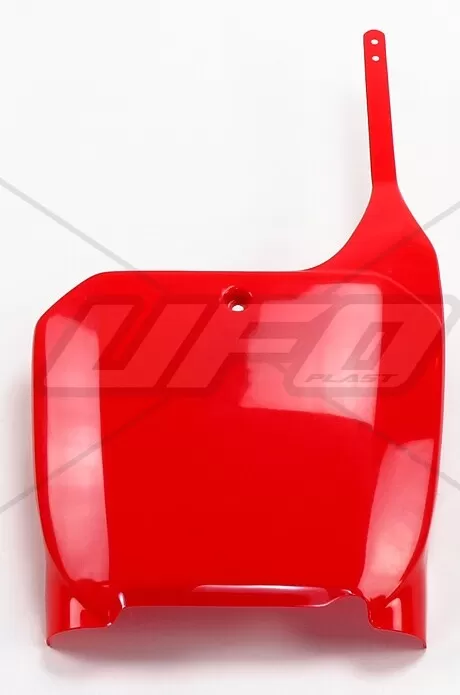 UFO Front Number Plate Honda CR125/250/450 Red