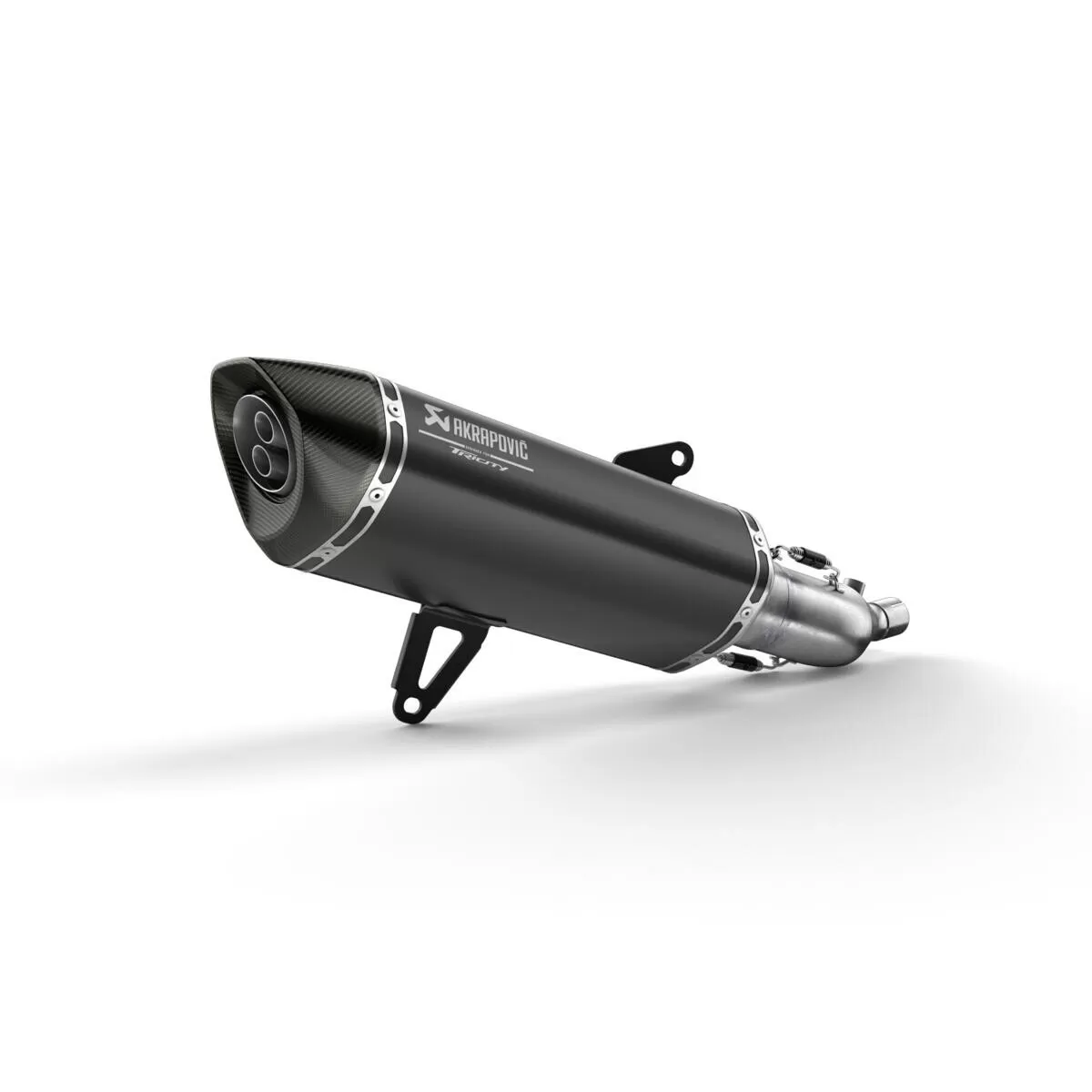 Yamaha Akrapovic Slip-on Exhaust Black Tricity 300
