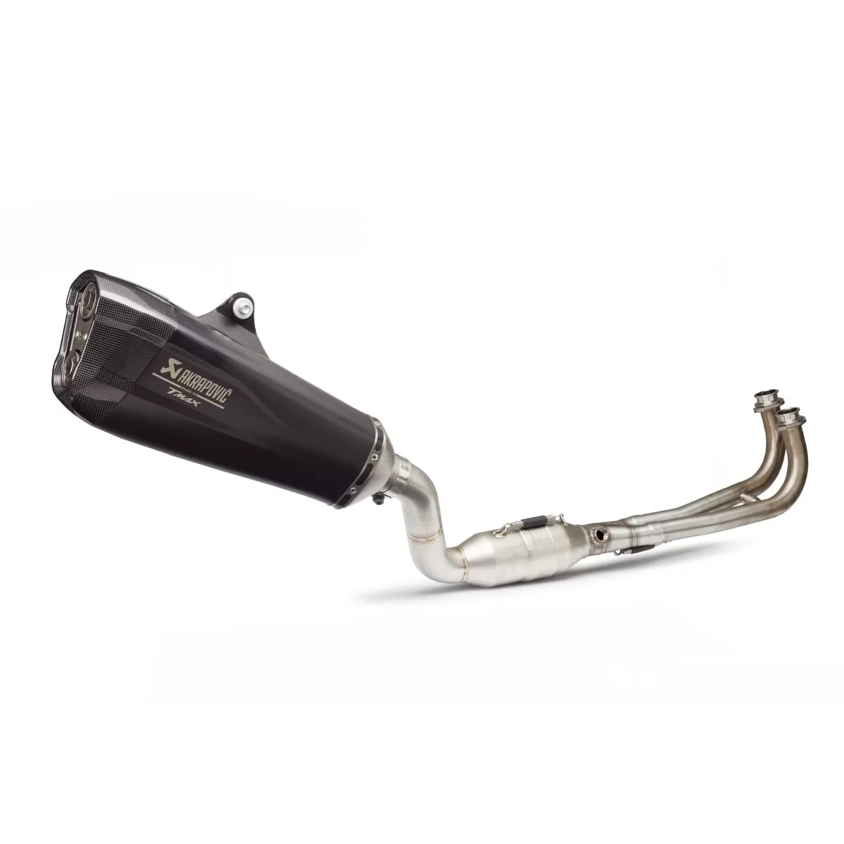 Yamaha Akrapovic Exhaust System with Black Silencer T-Max 530 / DX/SX (17-)