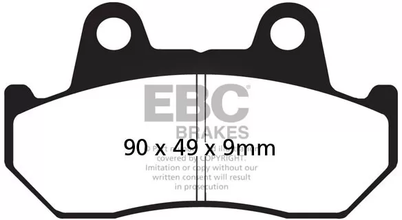 EBC Organic Brake Pads FA069/2