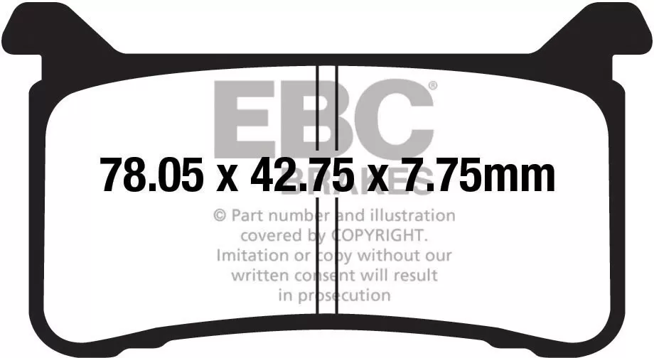 EBC GPFAX Race HH Sintered Brake Pads GPFAX700HH