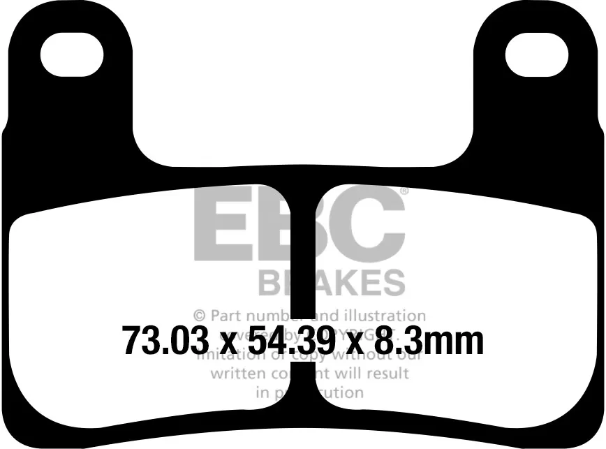 EBC Extreme Pro Sinter Brake Pads EPFA724HH