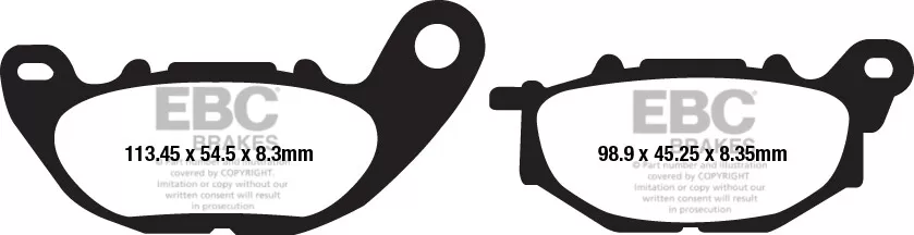 EBC GPFAX Race HH Sintered Brake Pads GPFAX663HH