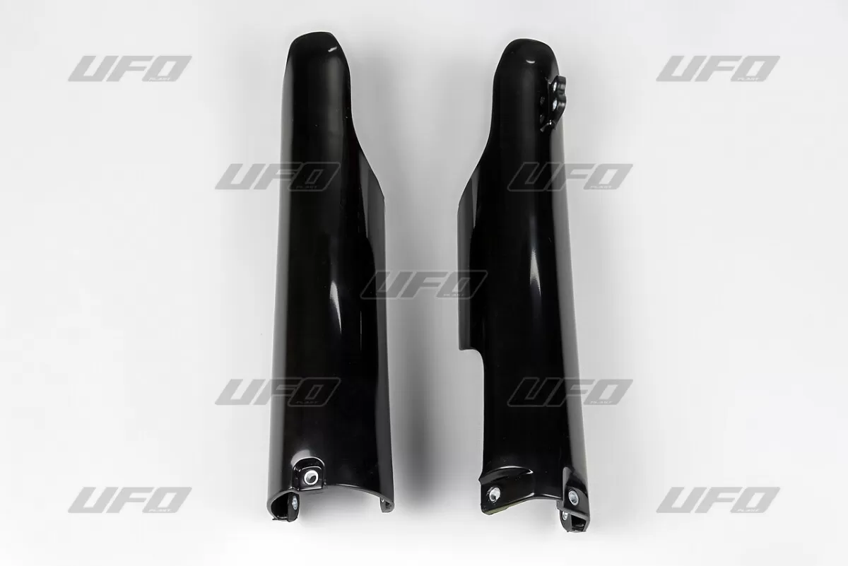 UFO Fork Slider Protectors YZ125/250/YZF 05-07 Black