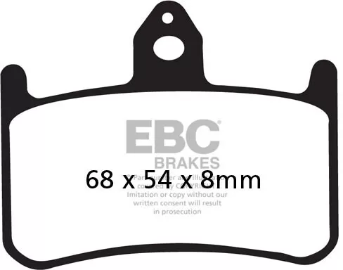 EBC HH Sintered Sportbike Brake Pads FA187HH
