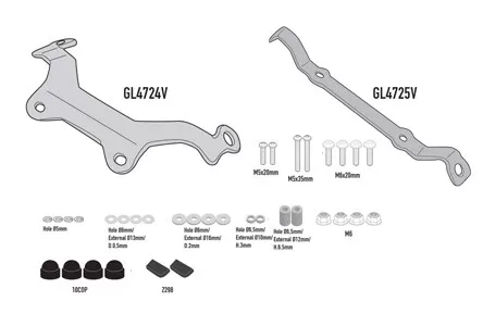 GIVI Windscreen Fitting Kit BMW F900R