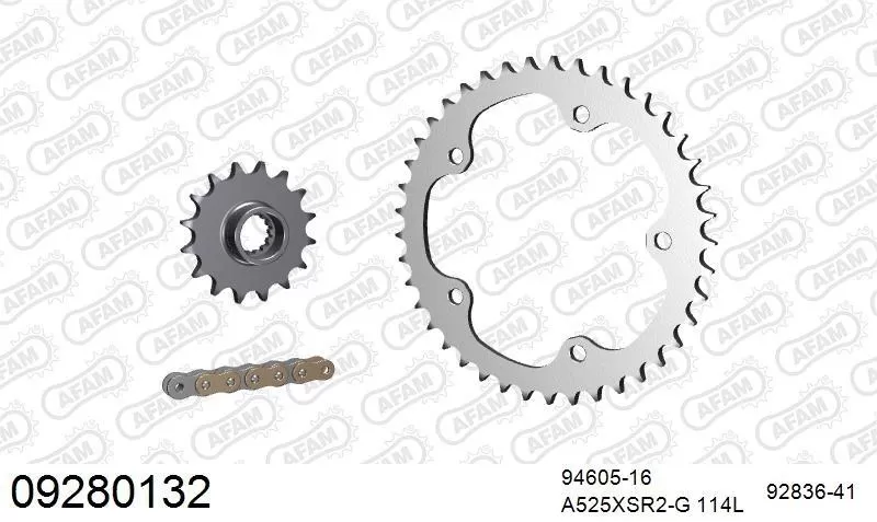 AFAM Chainset - Steel