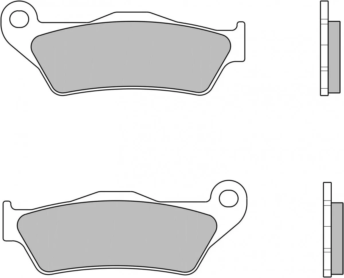 Brembo 07BB04SP Brake Pads Sinter Street 