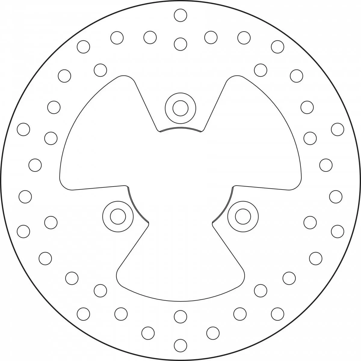 Brembo Brake Disc 68B407M2 200X3