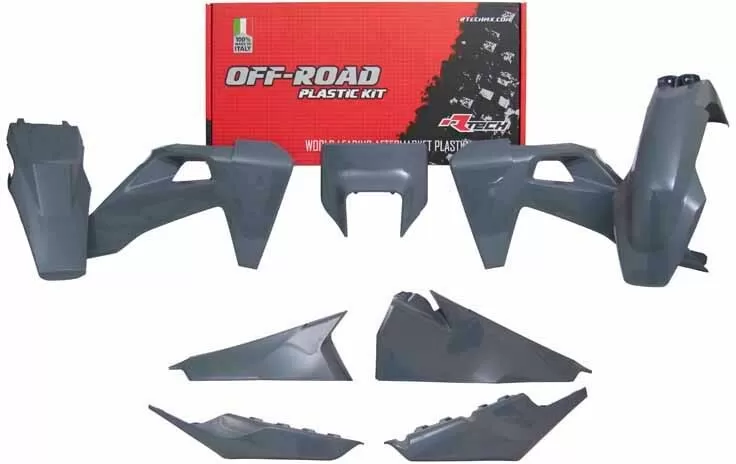 Rtech Plastics Kit 6-Piece Husqvarna TE/FE Quantum Grey