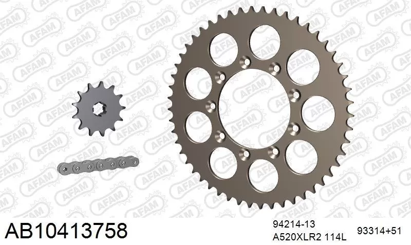 AFAM Chainset - Aluminium AB