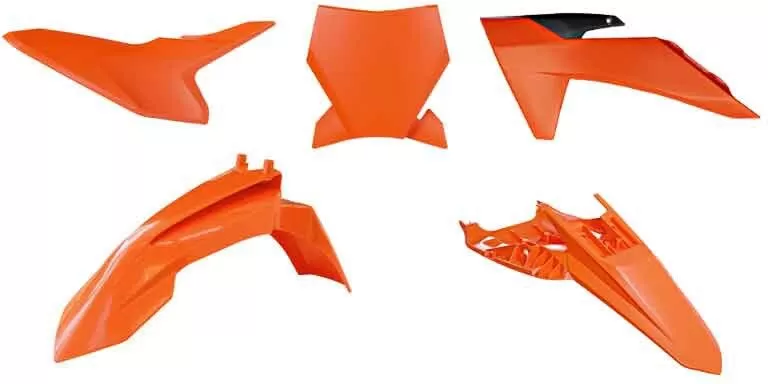 Rtech Plastic Kit KTM SX 50 2024 4-piece Orange/Black